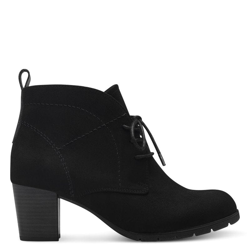 Marco Tozzi Womens Marco Tozzi Womens Black Lace Up Ankle Boot 2-25107-41