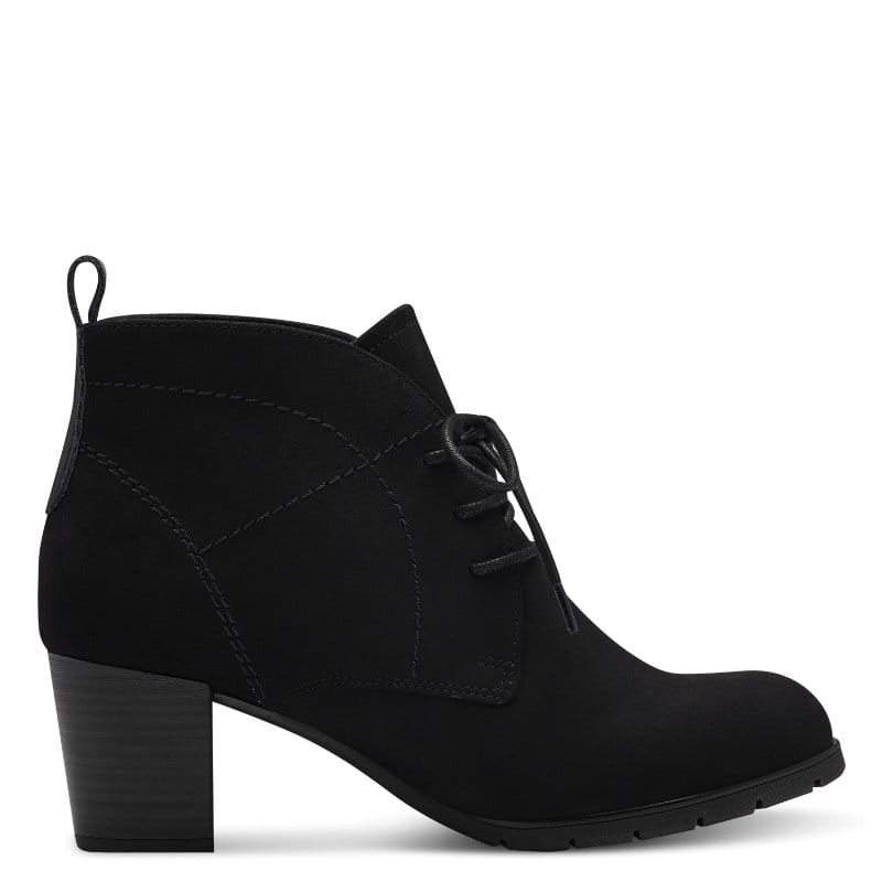 Marco Tozzi Womens Marco Tozzi Womens Black Lace Up Ankle Boot 2-25107-41
