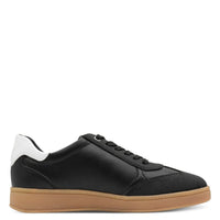 Marco Tozzi Womens Marco Tozzi Womens Black Lace Up Fashion Trainer 2-23739-44
