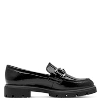 Marco Tozzi Womens Marco Tozzi Womens Black Patent Slip On Shoe 2-24700-43