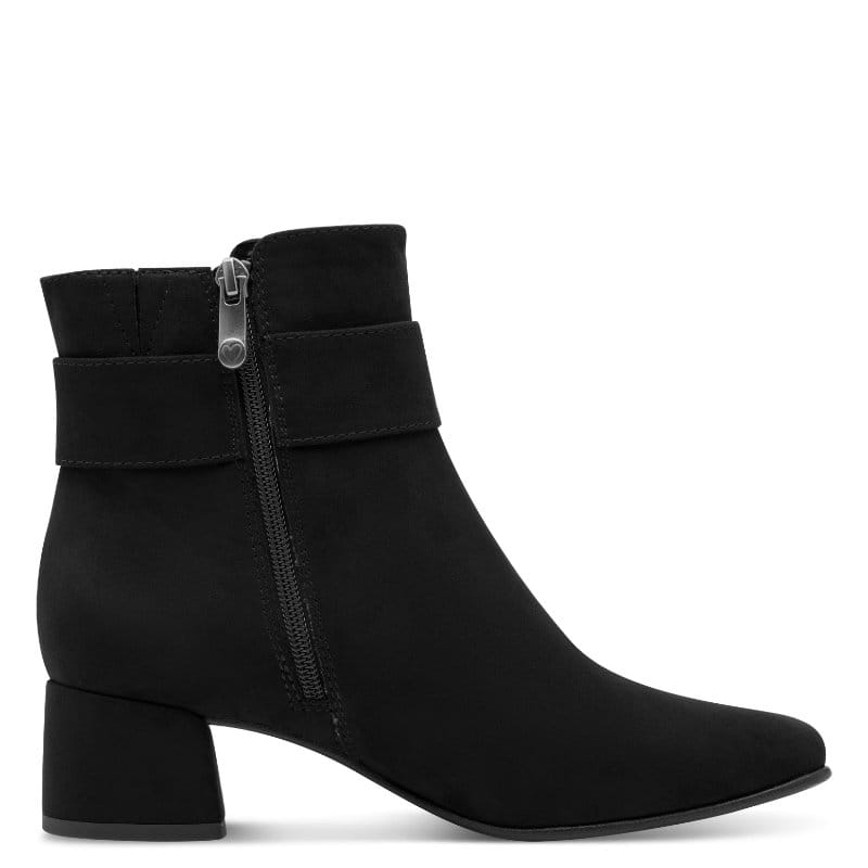 Marco Tozzi Womens Marco Tozzi Womens Black Side Zip Ankle Boot 2-25328-45