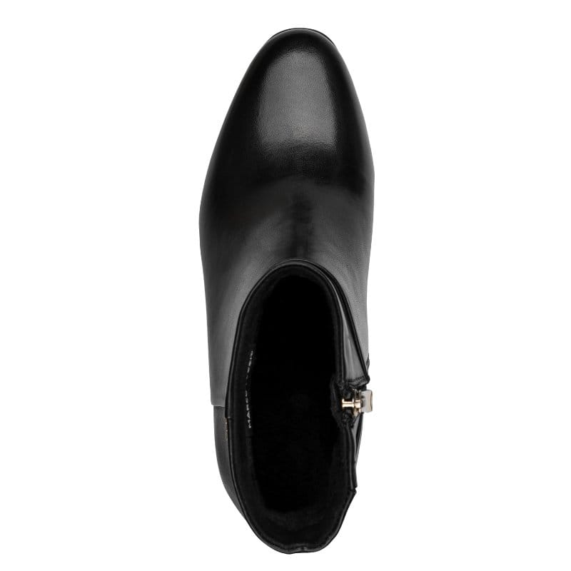 Marco Tozzi Womens Marco Tozzi Womens Black Side Zip Block Heel Ankle Boot 2-25378-47