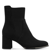 Marco Tozzi Womens Marco Tozzi Womens Black Side Zip Block Heel Ankle Boot 2-25392-41