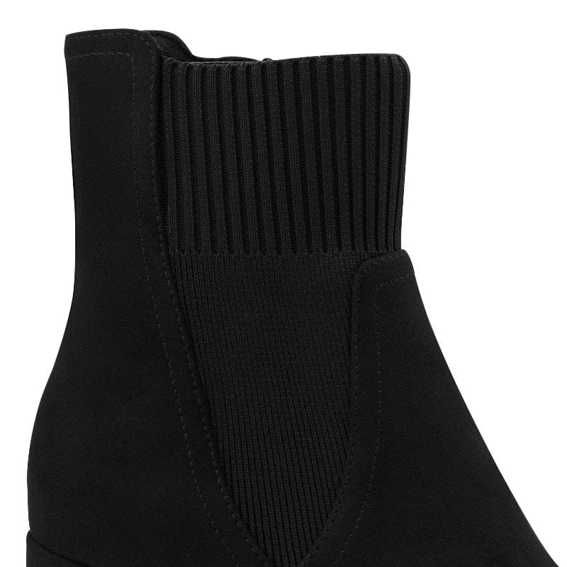 Marco Tozzi Womens Marco Tozzi Womens Black Side Zip Block Heel Ankle Boot 2-25392-41