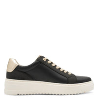 Marco Tozzi Womens Marco Tozzi Womens Black Side Zip Fashion Trainer 2-23750-45