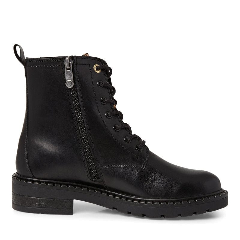 Marco Tozzi Womens Marco Tozzi Womens Black Side Zip High Ankle Boots 2-25238-45