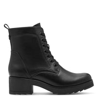 Marco Tozzi Womens Marco Tozzi Womens Black Side Zip High Ankle Boots 2-25262-41