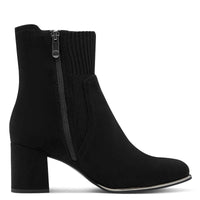 Marco Tozzi Womens Marco Tozzi Womens Black Side Zip High Ankle Boots 2-25392-41