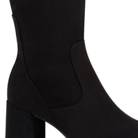 Marco Tozzi Womens Marco Tozzi Womens Black Side Zip Knee Boots 2-25500-41