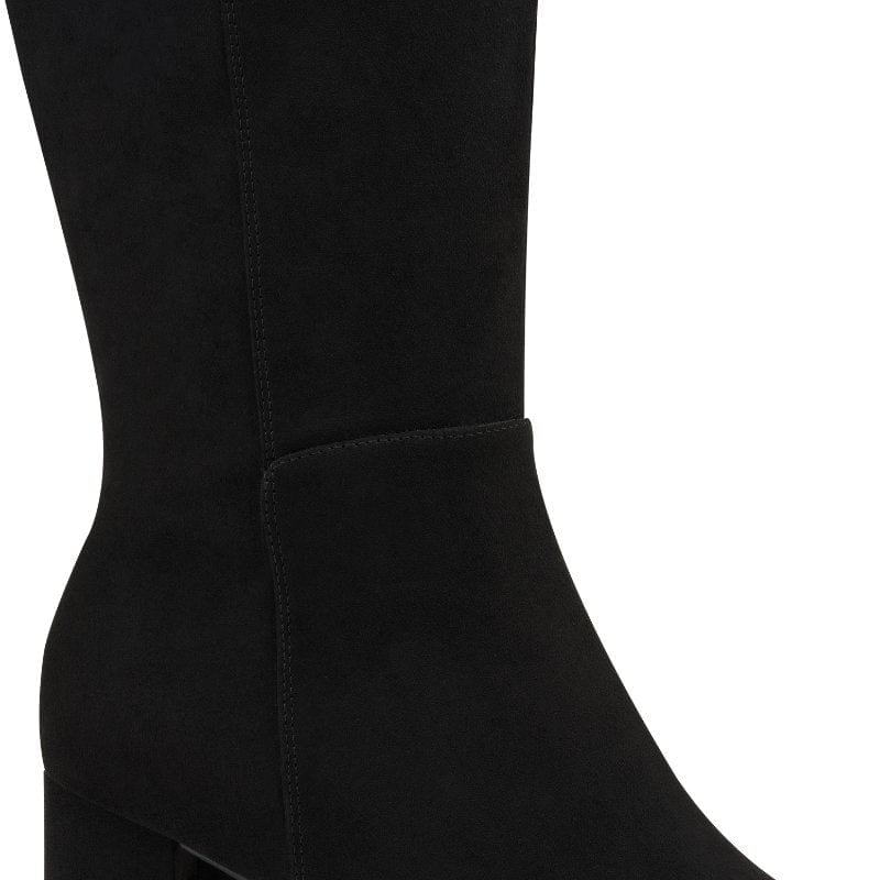 Marco Tozzi Womens Marco Tozzi Womens Black Side Zip Knee Boots 2-85502-45