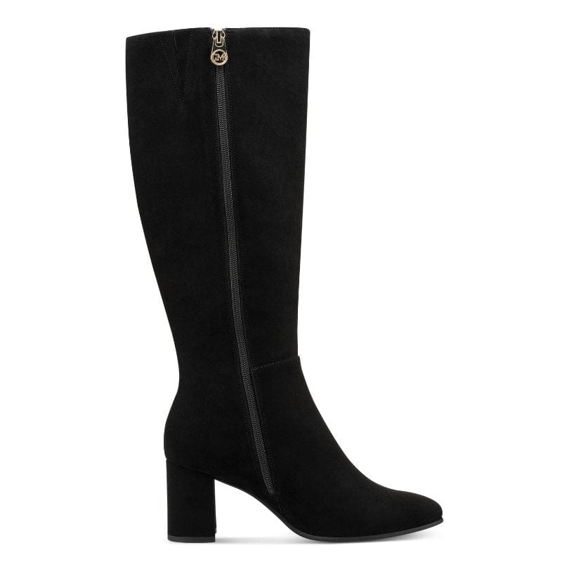 Marco Tozzi Womens Marco Tozzi Womens Black Side Zip Knee Boots 2-85502-45