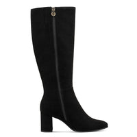 Marco Tozzi Womens Marco Tozzi Womens Black Side Zip Knee Boots 2-85502-45