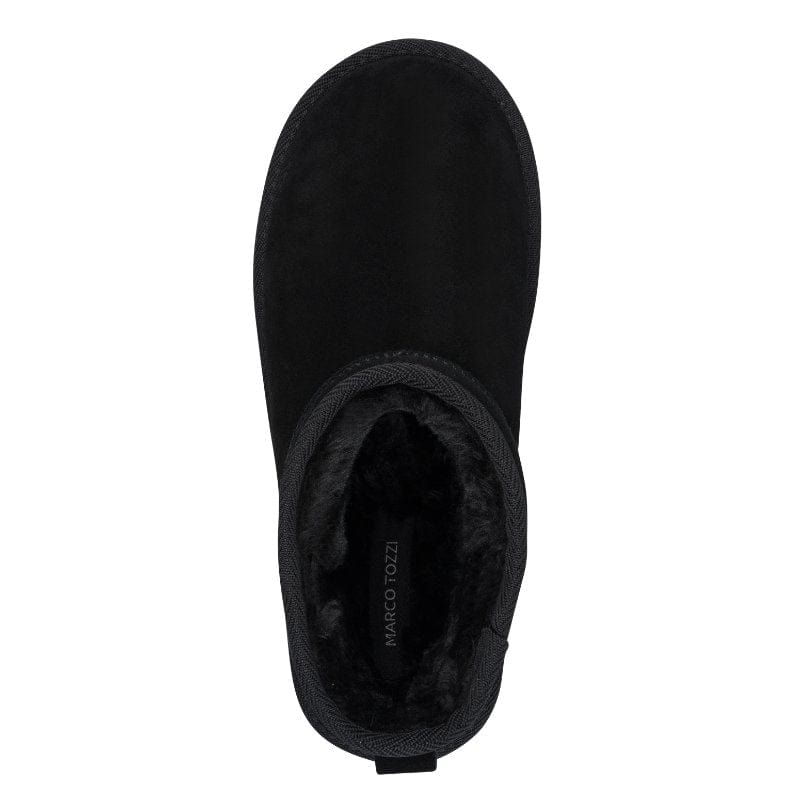 Marco Tozzi Womens Marco Tozzi Womens Black Slip-On Ankle Boots 2-26484-45