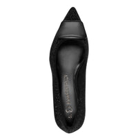 Marco Tozzi Womens Marco Tozzi Womens Black Slip-On Heel Shoes 2-22307-45