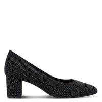 Marco Tozzi Womens Marco Tozzi Womens Black Slip-On Heel Shoes 2-22440-45