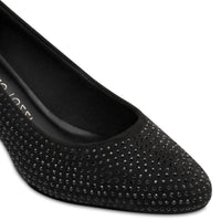 Marco Tozzi Womens Marco Tozzi Womens Black Slip-On Heel Shoes 2-22440-45