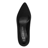 Marco Tozzi Womens Marco Tozzi Womens Black Slip On Stiletto Heel Shoe 2-22418-41