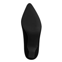Marco Tozzi Womens Marco Tozzi Womens Black Slip On Stiletto Heel Shoe 2-22418-41 upper side