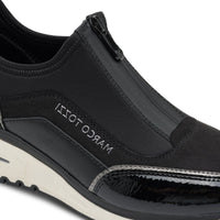 Marco Tozzi Womens Marco Tozzi Womens Black Zip Fashion Trainer 2-24780-45