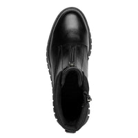Marco Tozzi Womens Marco Tozzi Womens Black Zip High Ankle Boots 2-25473-45