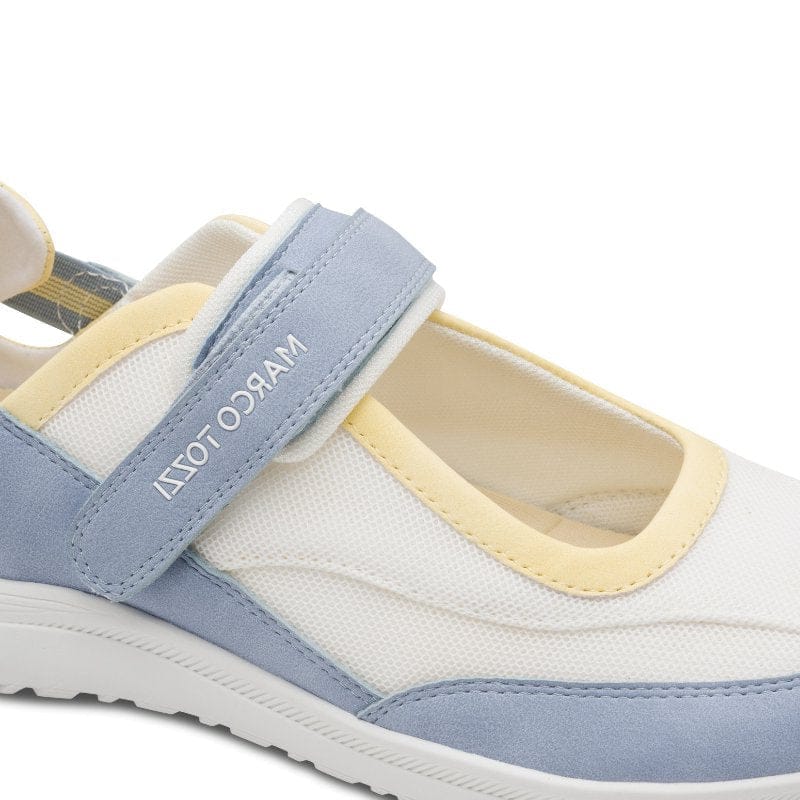 Marco Tozzi Womens Marco Tozzi Womens Blue Velcro Strap Slip On Shoes 2-24716-46
