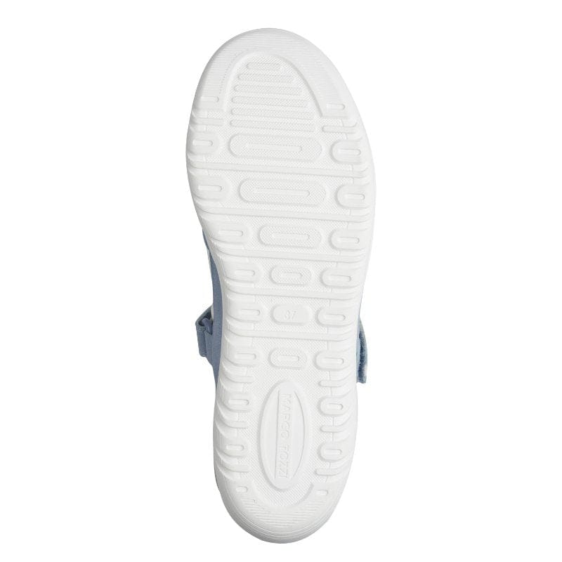 Marco Tozzi Womens Marco Tozzi Womens Blue Velcro Strap Slip On Shoes 2-24716-46
