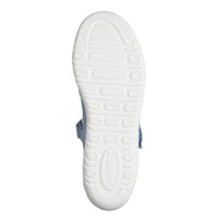 Marco Tozzi Womens Marco Tozzi Womens Blue Velcro Strap Slip On Shoes 2-24716-46