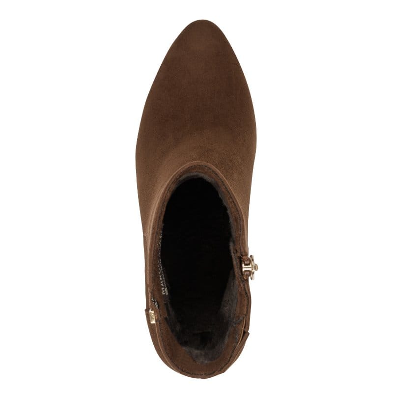 Marco Tozzi Womens Marco Tozzi Womens Brown Block Heel Ankle Boot 2-85302-43