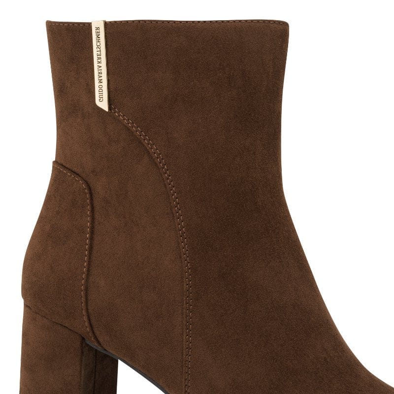 Marco Tozzi Womens Marco Tozzi Womens Brown Block Heel Ankle Boot 2-85302-43