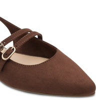 Marco Tozzi Womens Marco Tozzi Womens Brown Buckle Slip On Sandal 2-29418-46