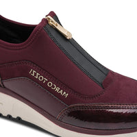 Marco Tozzi Womens Marco Tozzi Womens Brown Front Zip Wedge Fashion Trainer 2-24780-45