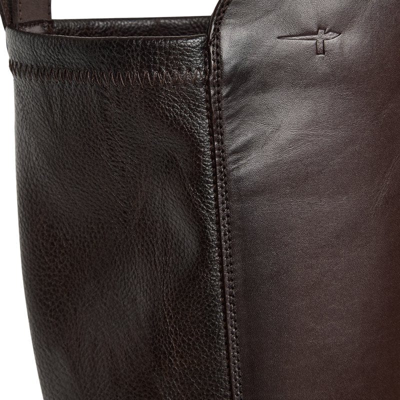 Tamaris Womens Tamaris Womens Brown Side Zip High Knee Boot 1-25508-47