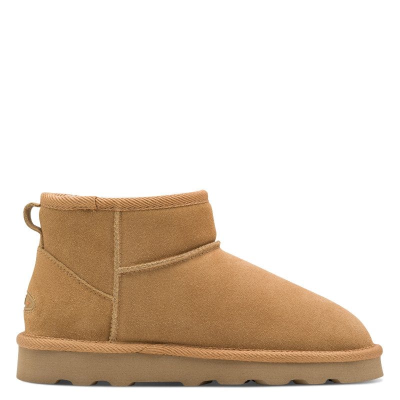 Marco Tozzi Womens Marco Tozzi Womens Brown Slip-On Ankle Boots 2-26484-45