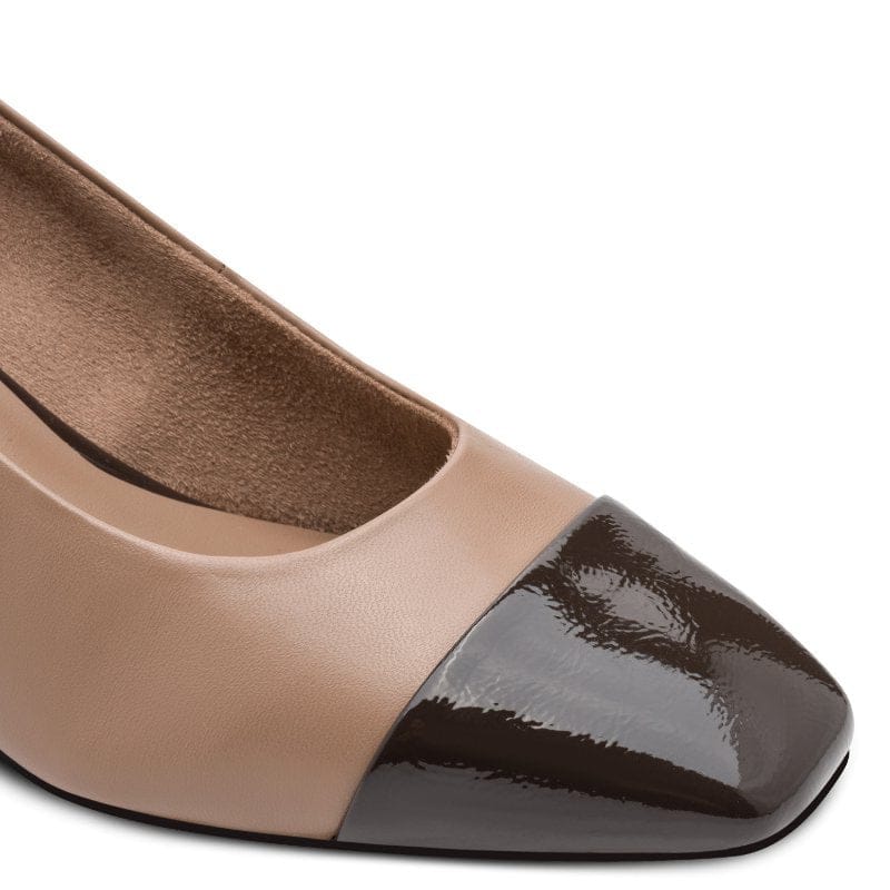 Marco Tozzi Womens Marco Tozzi Womens Brown Slip On Block Heel Shoe 2-22428-47