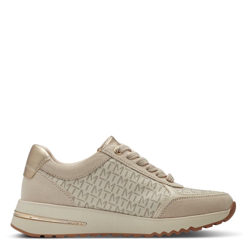 Marco Tozzi Womens Marco Tozzi Womens Cream Comb Fashion Trainer 2-23738-44