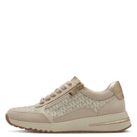Marco Tozzi Womens Marco Tozzi Womens Cream Comb Fashion Trainer 2-23738-44