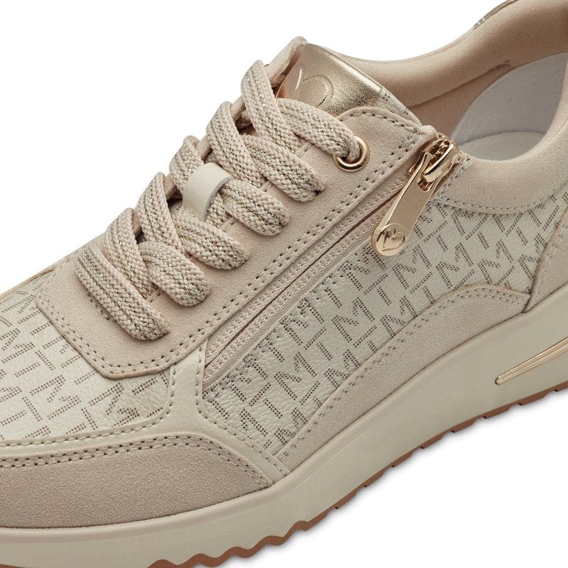 Marco Tozzi Womens Marco Tozzi Womens Cream Comb Fashion Trainer 2-23738-44