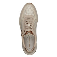 Marco Tozzi Womens Marco Tozzi Womens Cream Comb Fashion Trainer 2-23738-44