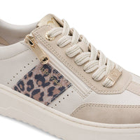 Marco Tozzi Womens Marco Tozzi Womens Cream Side Zip Fashion Trainer 2-23766-46