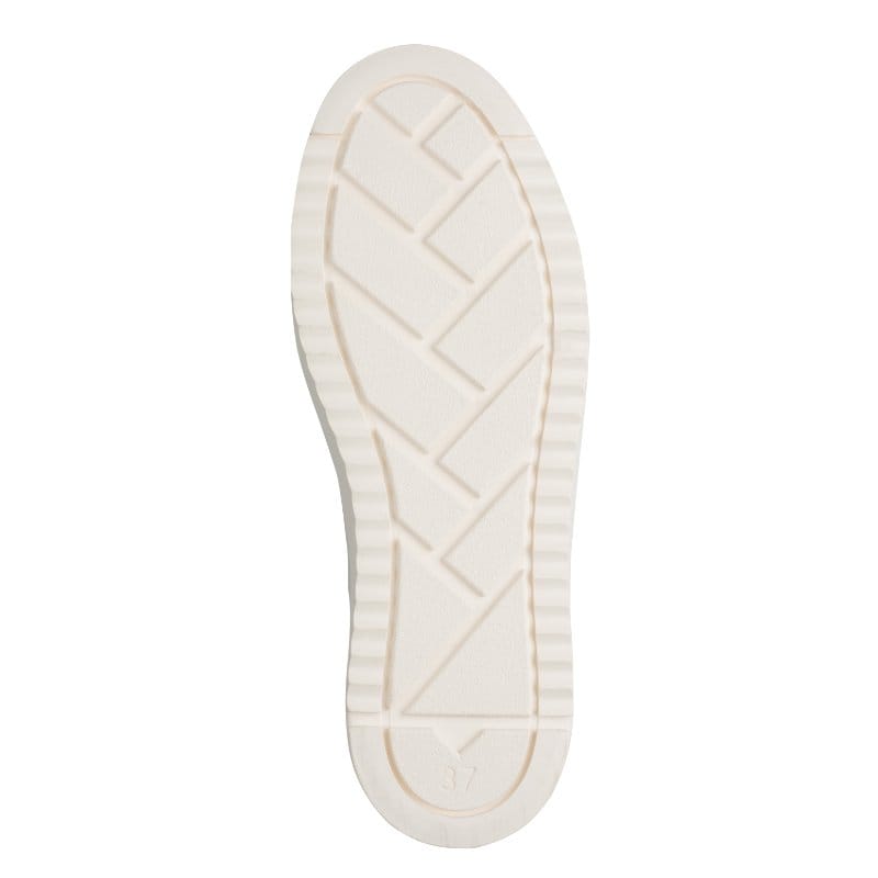 Marco Tozzi Womens Marco Tozzi Womens Cream Side Zip Fashion Trainer 2-23766-46
