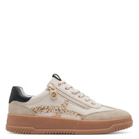 Marco Tozzi Womens Marco Tozzi Womens Cream Side Zip Fashion Trainer 2-83706-46