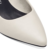 Marco Tozzi Womens Marco Tozzi Womens Cream Slip On Low Heel Court Shoes 2-22420-42