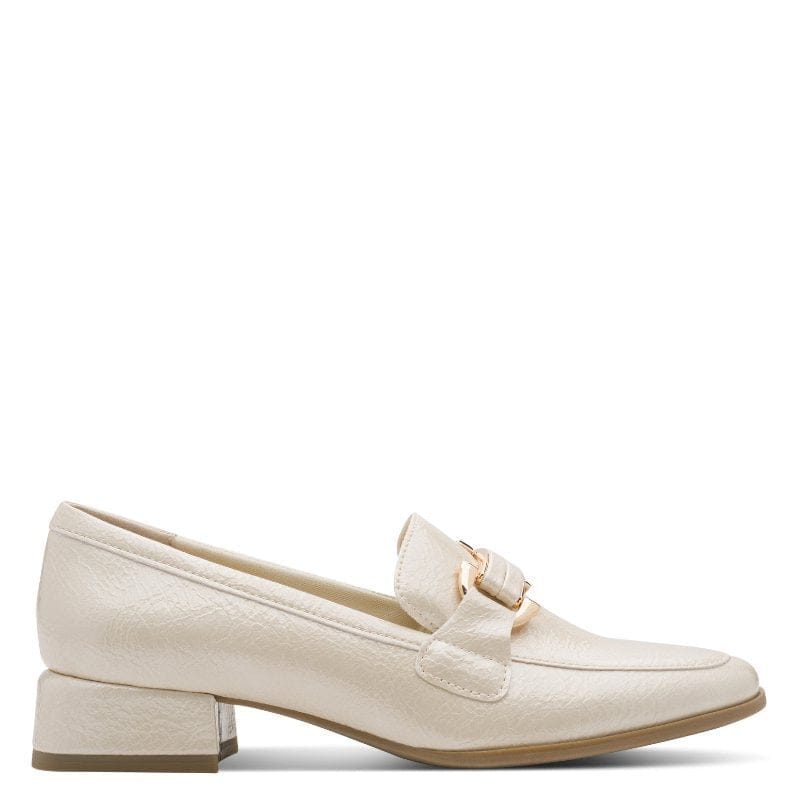 Marco Tozzi Womens Marco Tozzi Womens Cream Slip On Shoes 2-24250-45