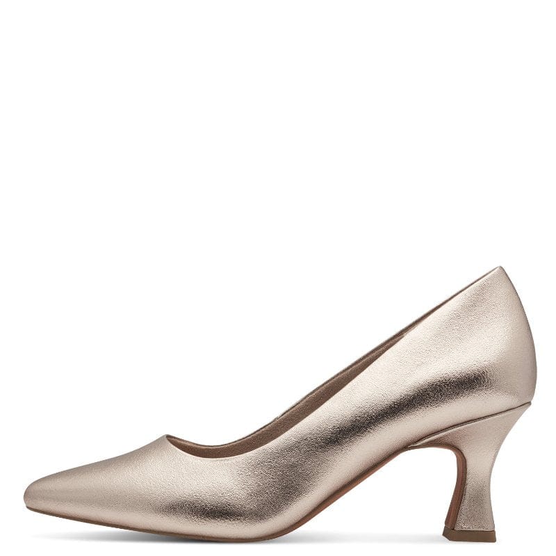 Marco Tozzi Womens Marco Tozzi Womens Gold Heel 2-22420-42