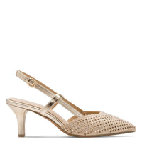 Marco Tozzi Womens Marco Tozzi Womens Gold Pointed Slingback Shoe 2-29667-46
