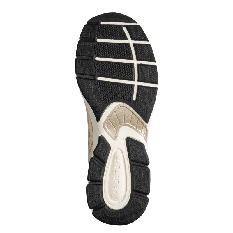 Marco Tozzi Womens Marco Tozzi Womens Gold Side Zip Fashion Trainer 2-23756-46