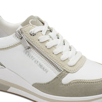 Marco Tozzi Womens Marco Tozzi Womens Green Side Zip Fashion Trainer 2-23764-46