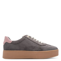 Marco Tozzi Womens Marco Tozzi Womens Grey Side Zip Fashion Trainer 2-23716-47