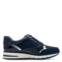 Marco Tozzi Womens Marco Tozzi Womens Navy Side Zip Fashion Trainer 2-23744-45