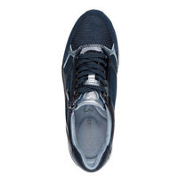 Marco Tozzi Womens Marco Tozzi Womens Navy Side Zip Fashion Trainer 2-23744-45
